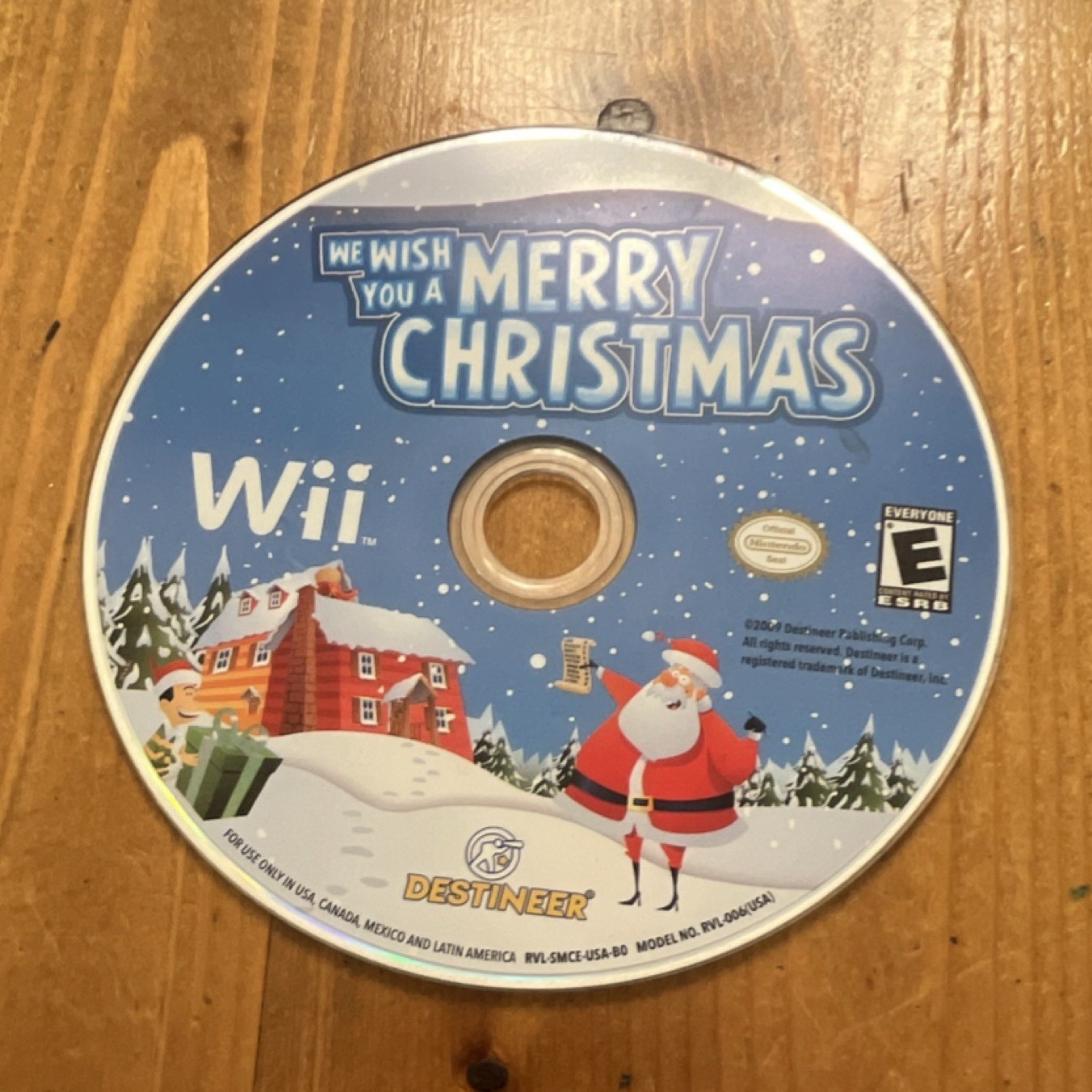 Destineer We Wish You a Merry Christmas Nintendo Wii Game 2009 NTSC-U/C E Rated