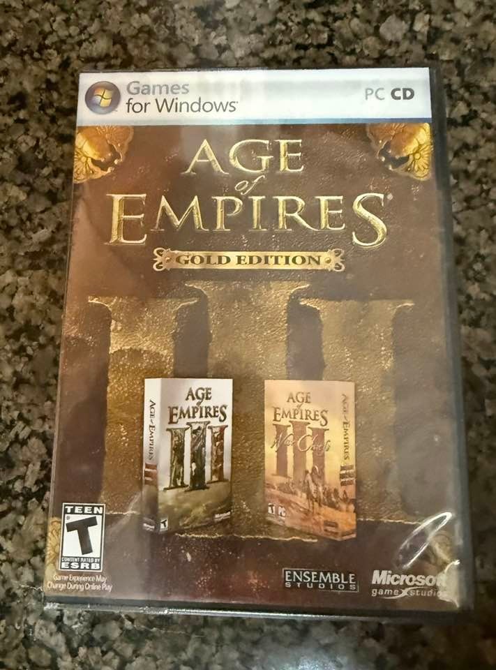 AGE OF EMPIRES III: GOLD EDITION – NEW and FACTORY` SEALED-
