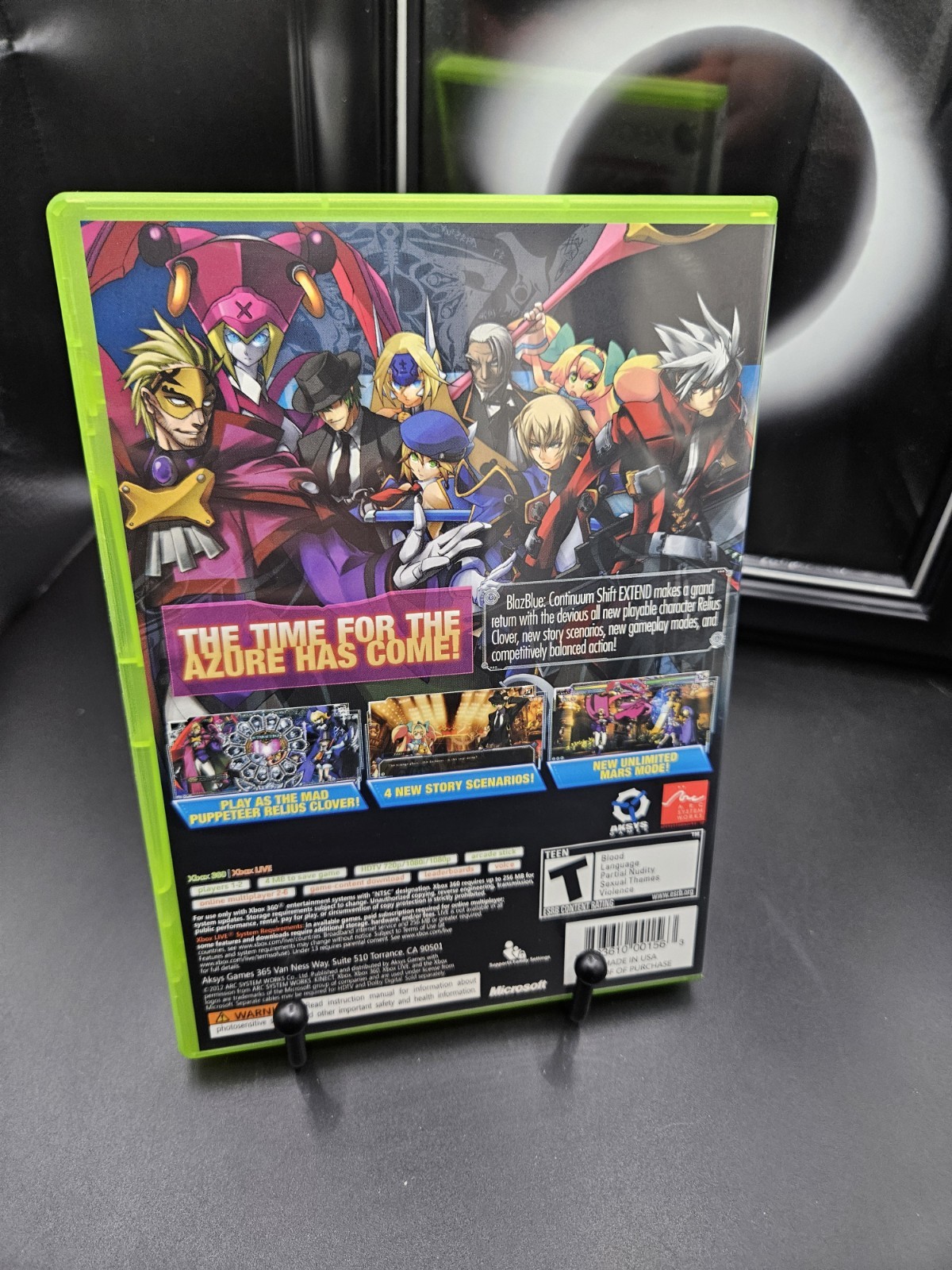 BlazBlue: Continuum Shift Extend / Microsoft Xbox 360 / CIB / Clean / Read