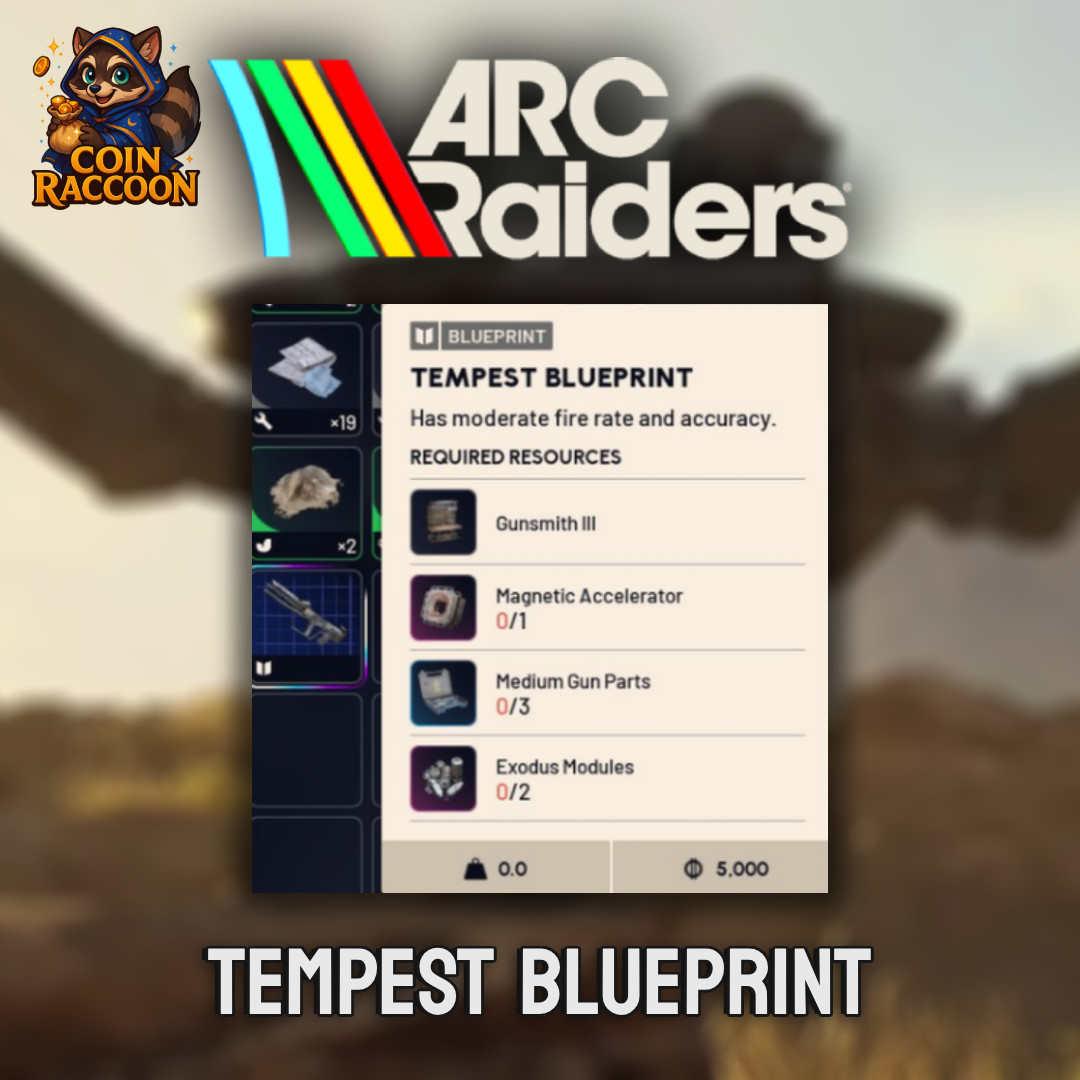 ARC Raiders 💫 TEMPEST BLUEPRINT 💫 Fast and Secure 💫 Cheap 💫