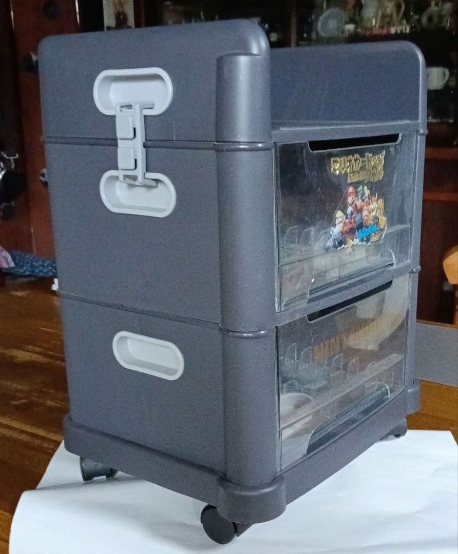 Nintendo 64 storage box with casters, core unit set used