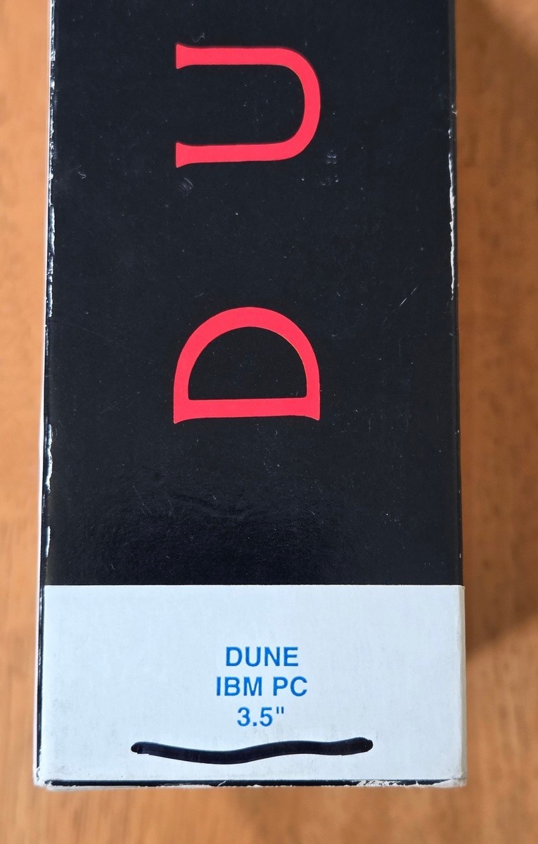 Dune Virgin Games Kyle MacLachllan Cover IBM PC Big Box 3.5″ Complete CIB 1992