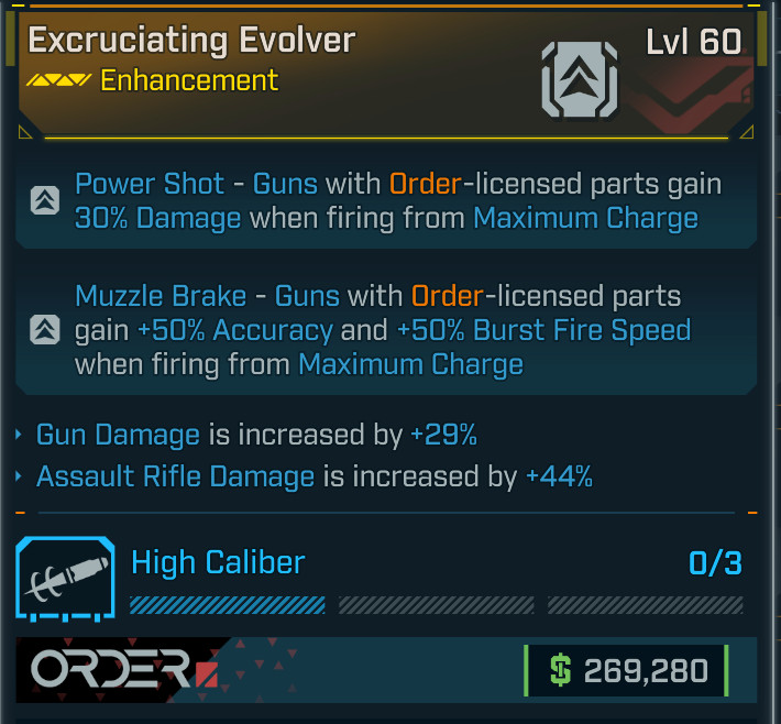 Borderlands 4⭐EVOLVER ORDER ENHANCEMENT⭐GUN & ASSAULT RIFLE DAMAGE
