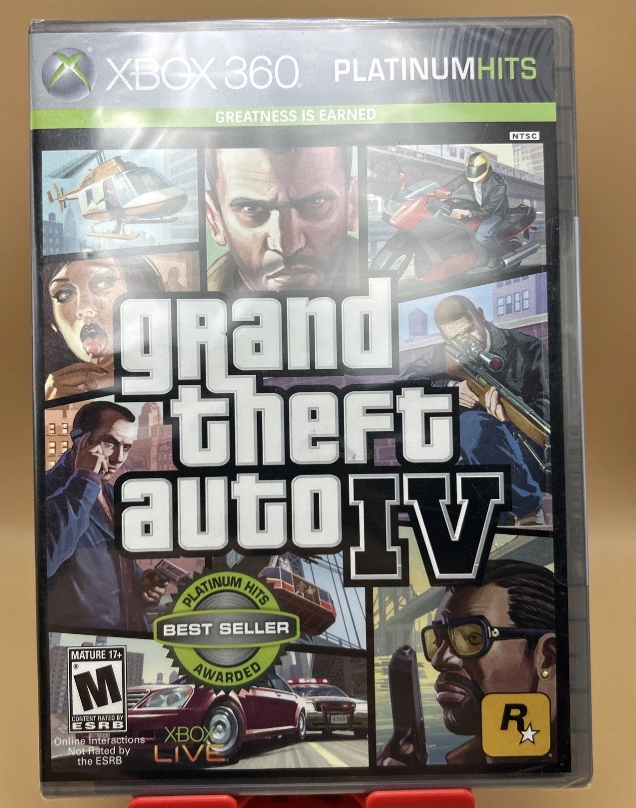 GRAND Theft Auto IV Platinum Hits (Xbox 360, 2008) Brand New Factory Sealed