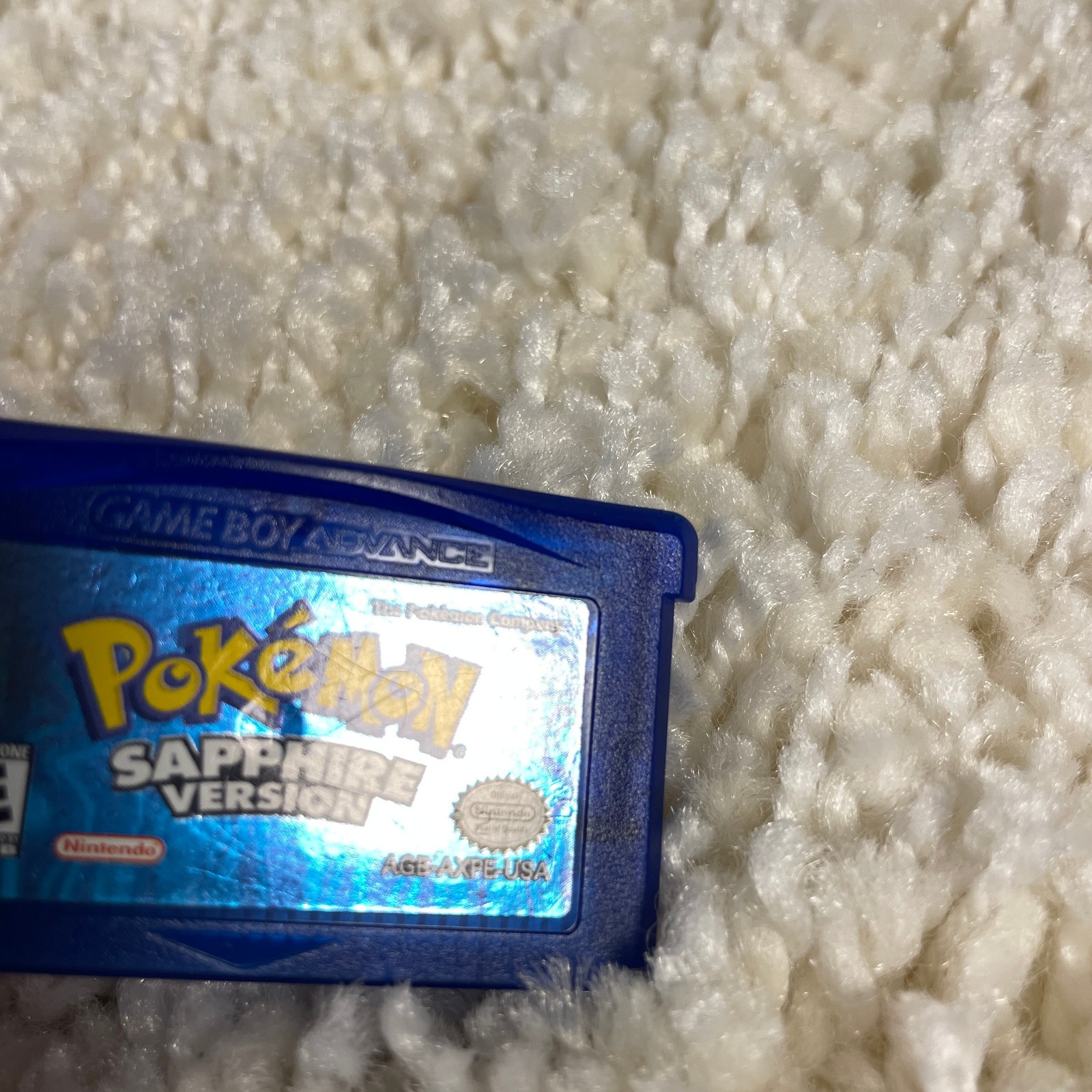 Pokemon: Sapphire (Nintendo Game Boy Advance, 2003) GBA Authentic New Battery