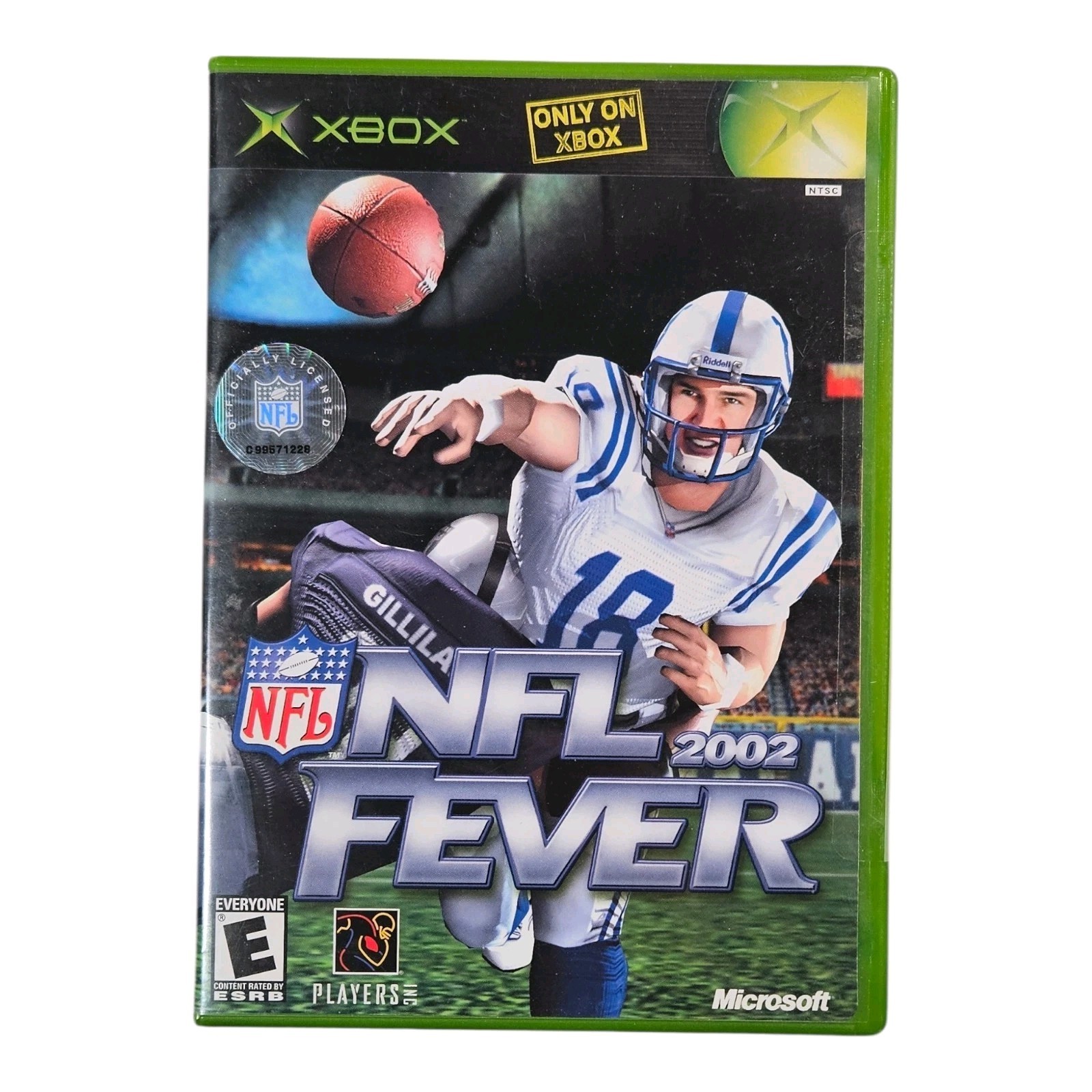 NFL Fever 2002 (Microsoft Xbox, 2001) CIB Complete w/Manual Mint