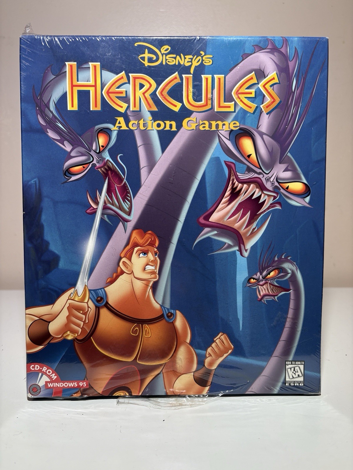Brand Disneys Hercules Action Game Eurocom Windows 95 CDROM PC Big Box G2U