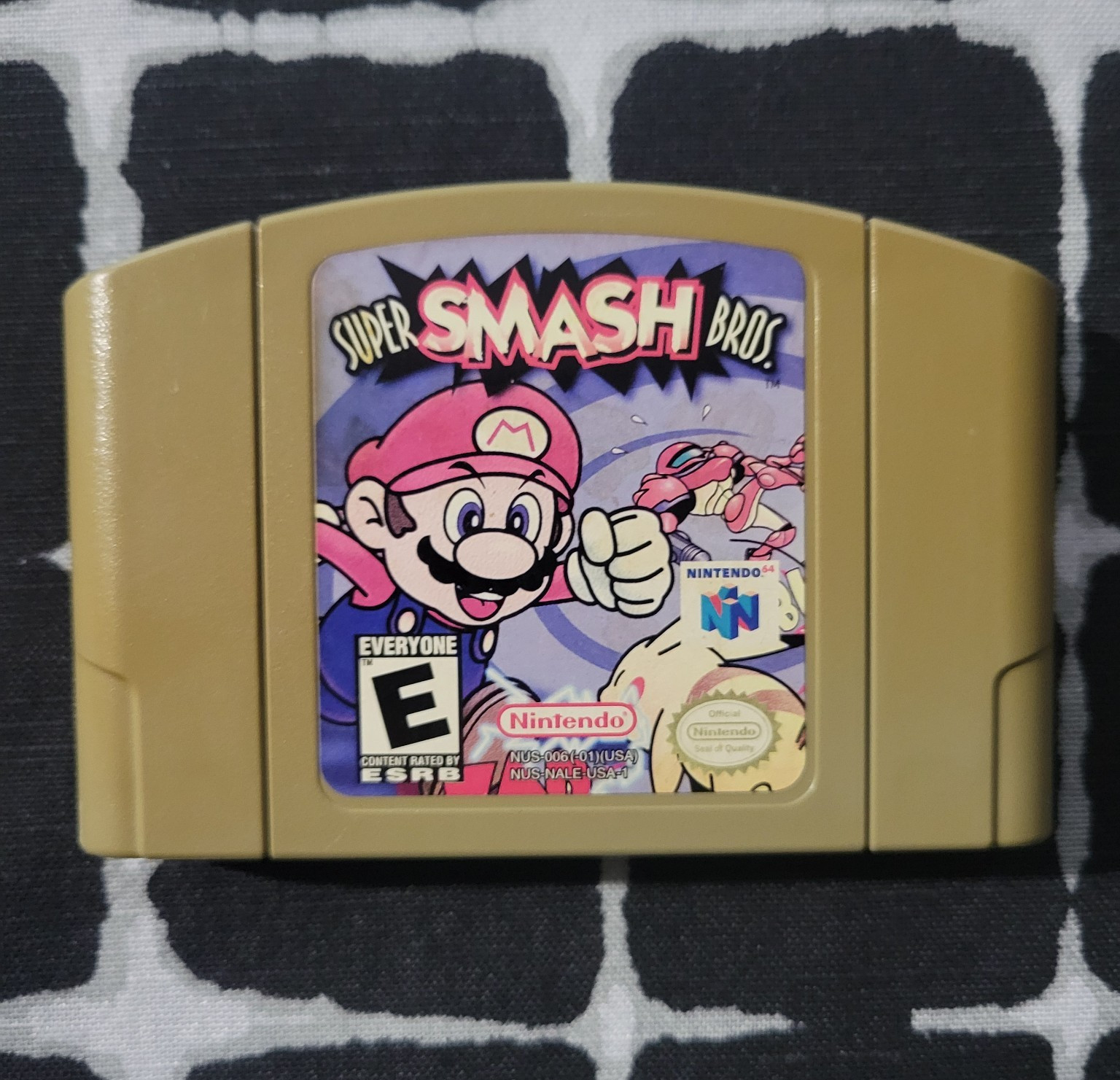 Super Smash Bros. Nintendo 64 N64 Cartridge Authentic