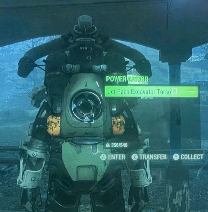 FALLOUT 76 JET PACK EXCAVATOR TORSO PS5 XBOX