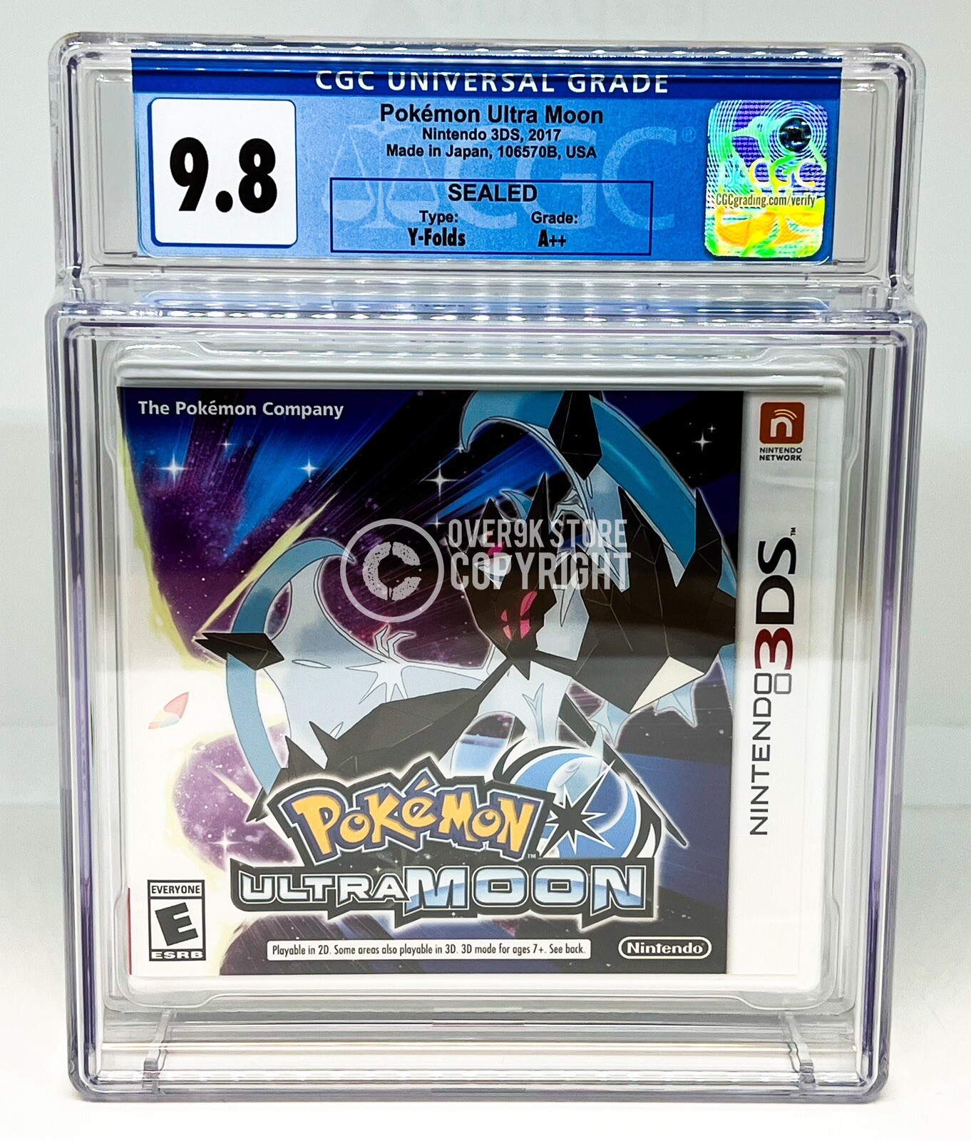 Pokémon Ultra Moon – Nintendo 3DS – CGC 9.8 A++ Sealed Graded Not VGA | WATA #01