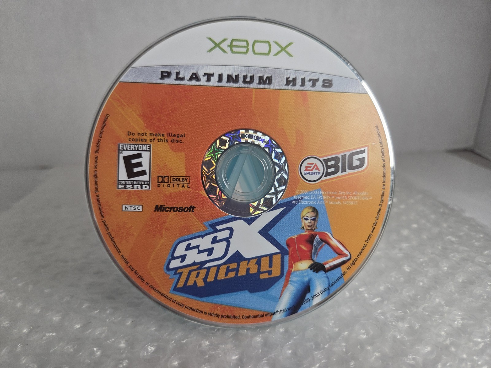 SSX Tricky Xbox Microsoft Complete In Box CIB Tested EA Sports Big Platnium Hits