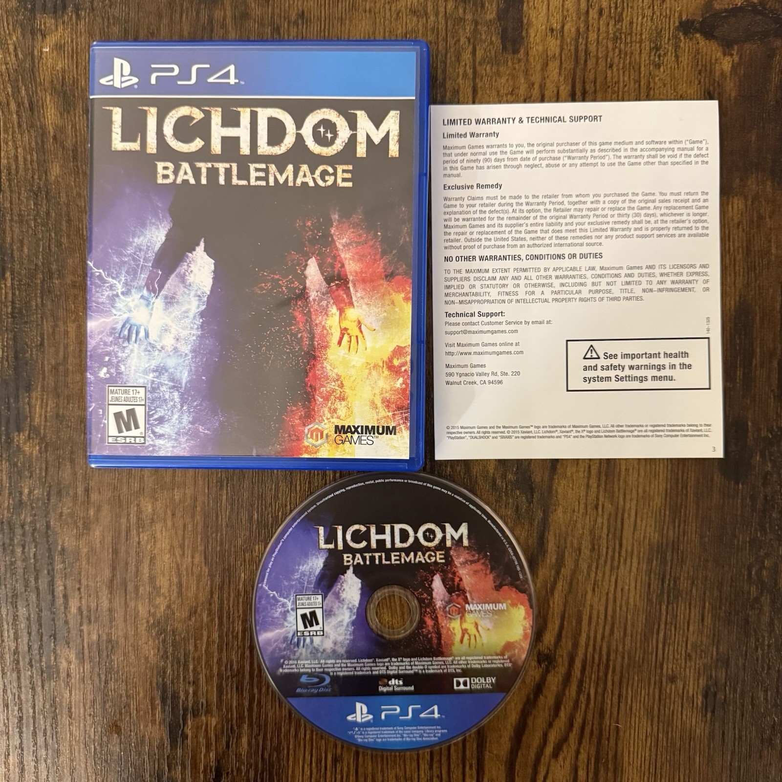 Lichdom: Battlemage (Sony PlayStation 4, 2016) CIB Complete Tested