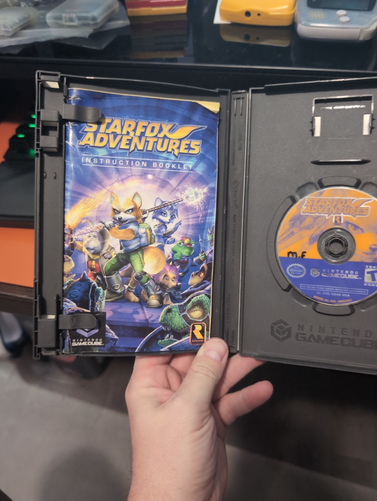 Star Fox Adventures GameCube w/ Manual Black Label