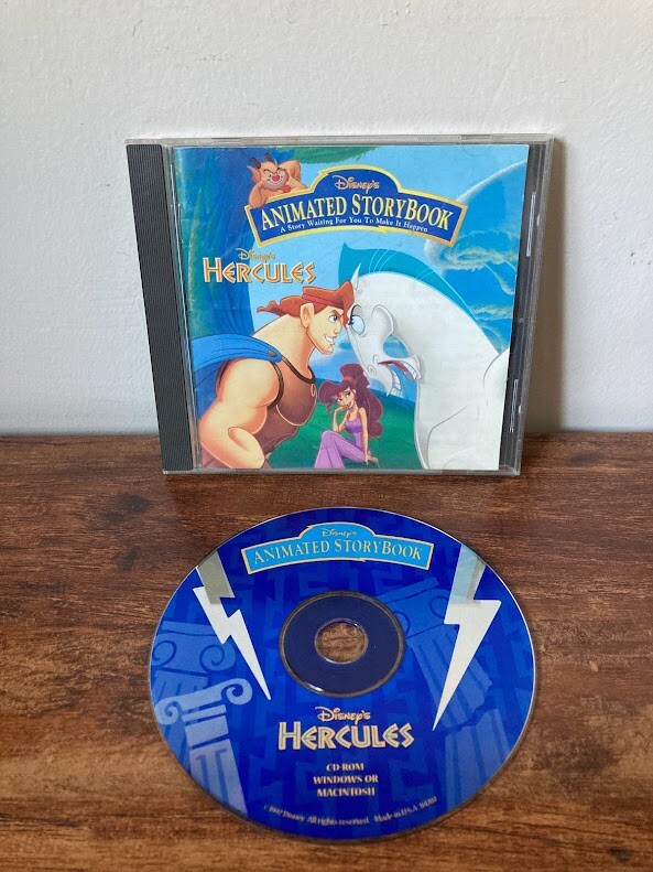 Disney’s Hercules Animated StoryBook (Windows/Mac, 1998) CD Rom