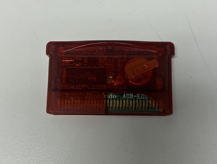Pokémon Ruby Version (2002) Nintendo GBA (DRY BATTERY) Does Play – Cart Damage