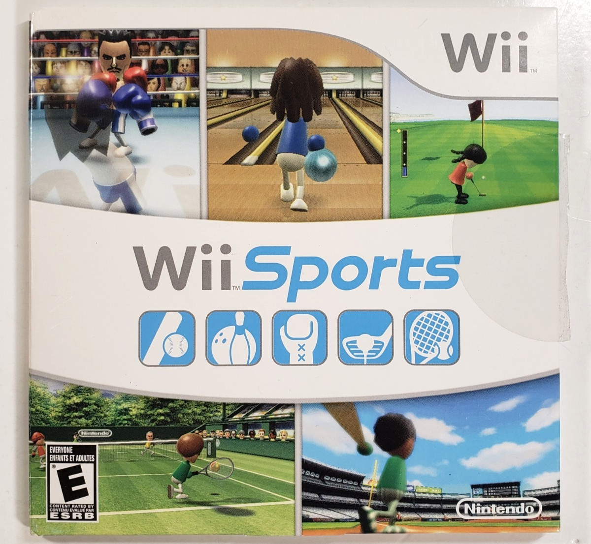 Wii Sports (Nintendo Wii, 2006) Mixed Sports CIB Complete with Manual – Tested