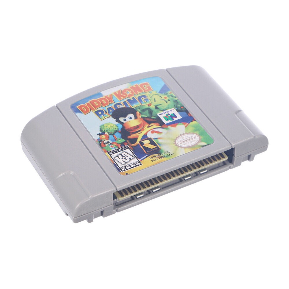 Diddy Kong Racing Video Game Cartridge Console Card For Nintendo N64 Game