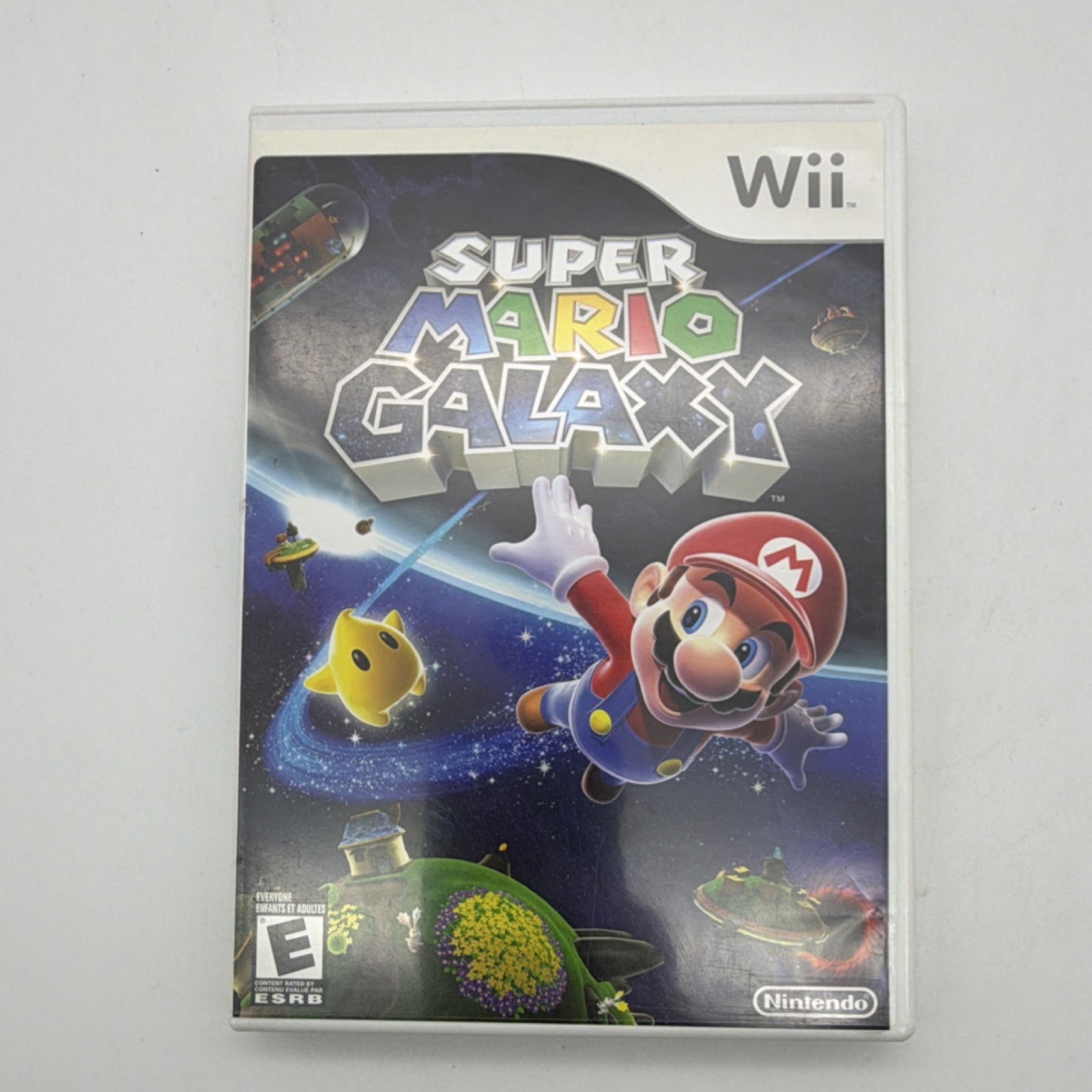 Super Mario Galaxy Nintendo Wii 2007 E-Everyone NTSC-U/C Manual Included
