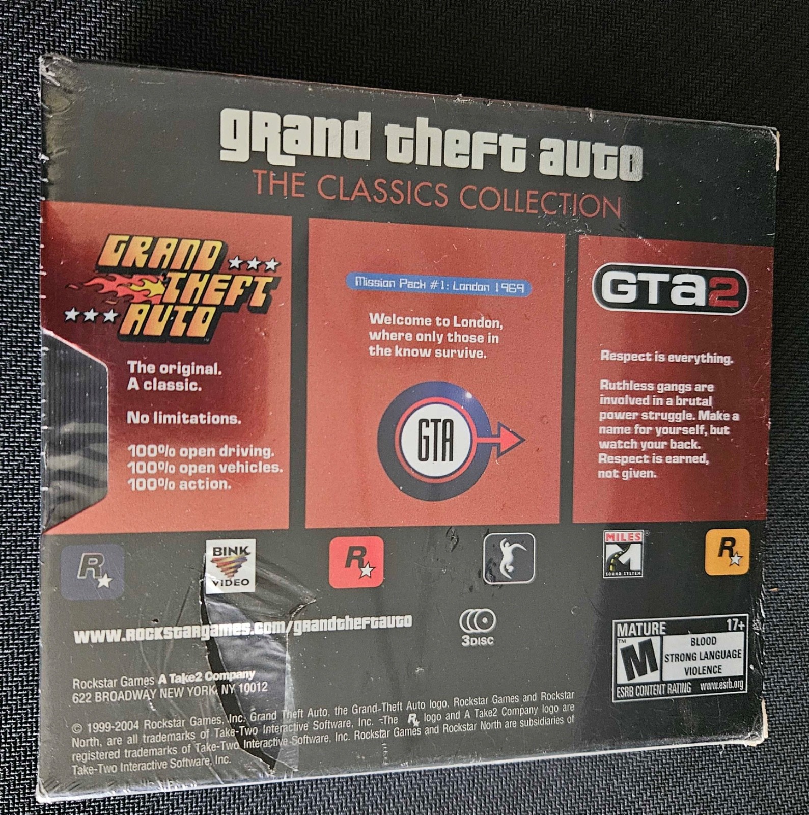 Grand Theft Auto Classics Collection (PC, 2004) Brand New Sealed