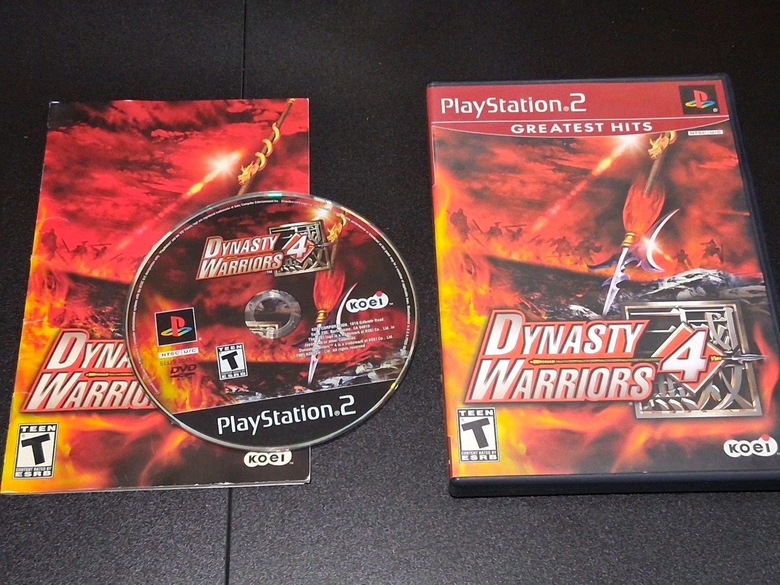 Dynasty Warriors 4 Empires PlayStation 2 PS2 CiB Complete In BOX Manual Reg Card