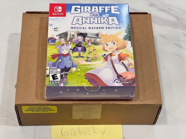 Giraffe and Annika Musical Mayhem Limited Edition Switch NEW SEALED MINT US NIS!
