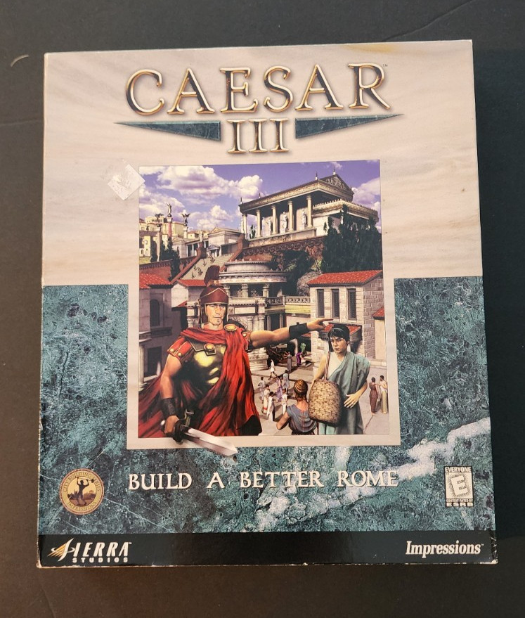 Caesar III (1998) PC CD-ROM Sierra Studios Big Box Sealed