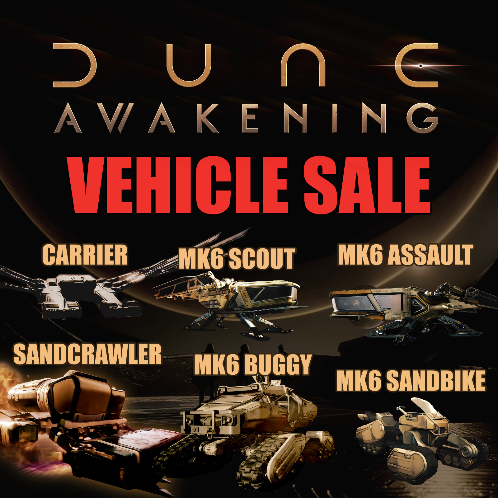 Dune Awakening: MK6 Vehicles – COLOMBA SERVER ONLY