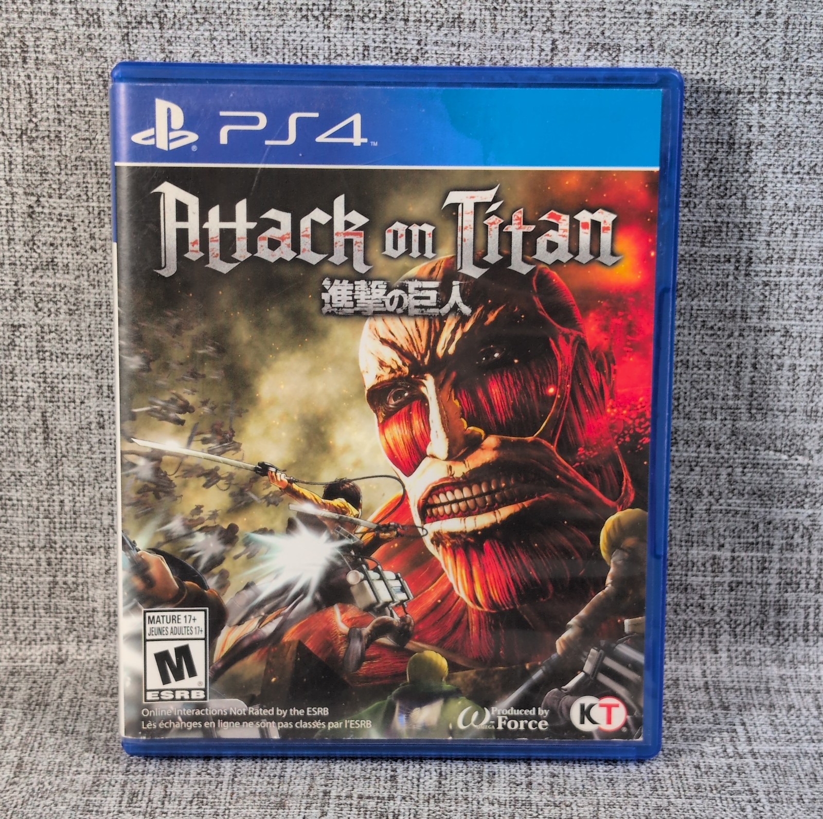 Attack on Titan (Sony PlayStation 4, 2016) PS4 Game Tested Working