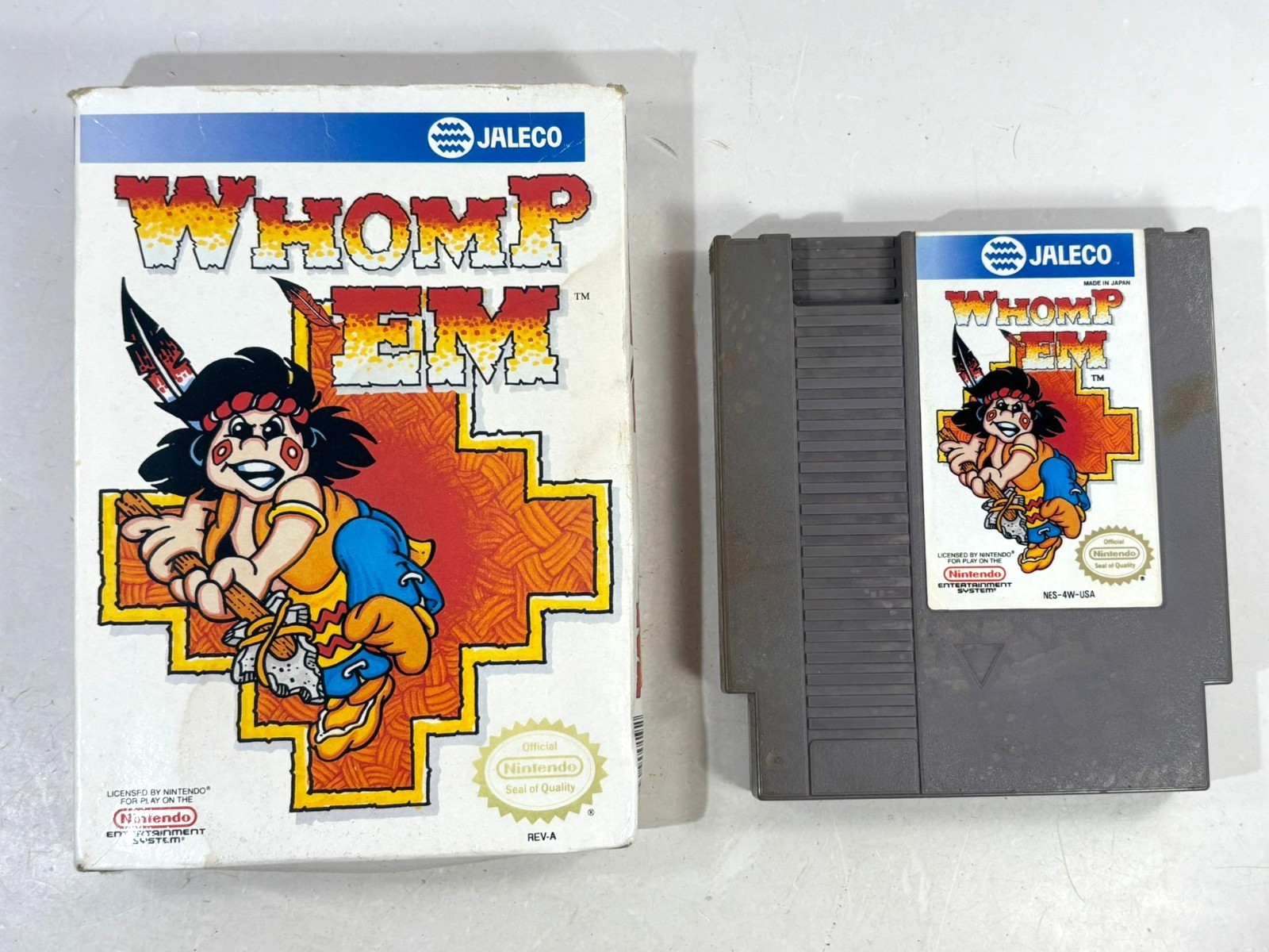 Whomp ’Em (Nintendo Entertainment System, 1991) NES with Box