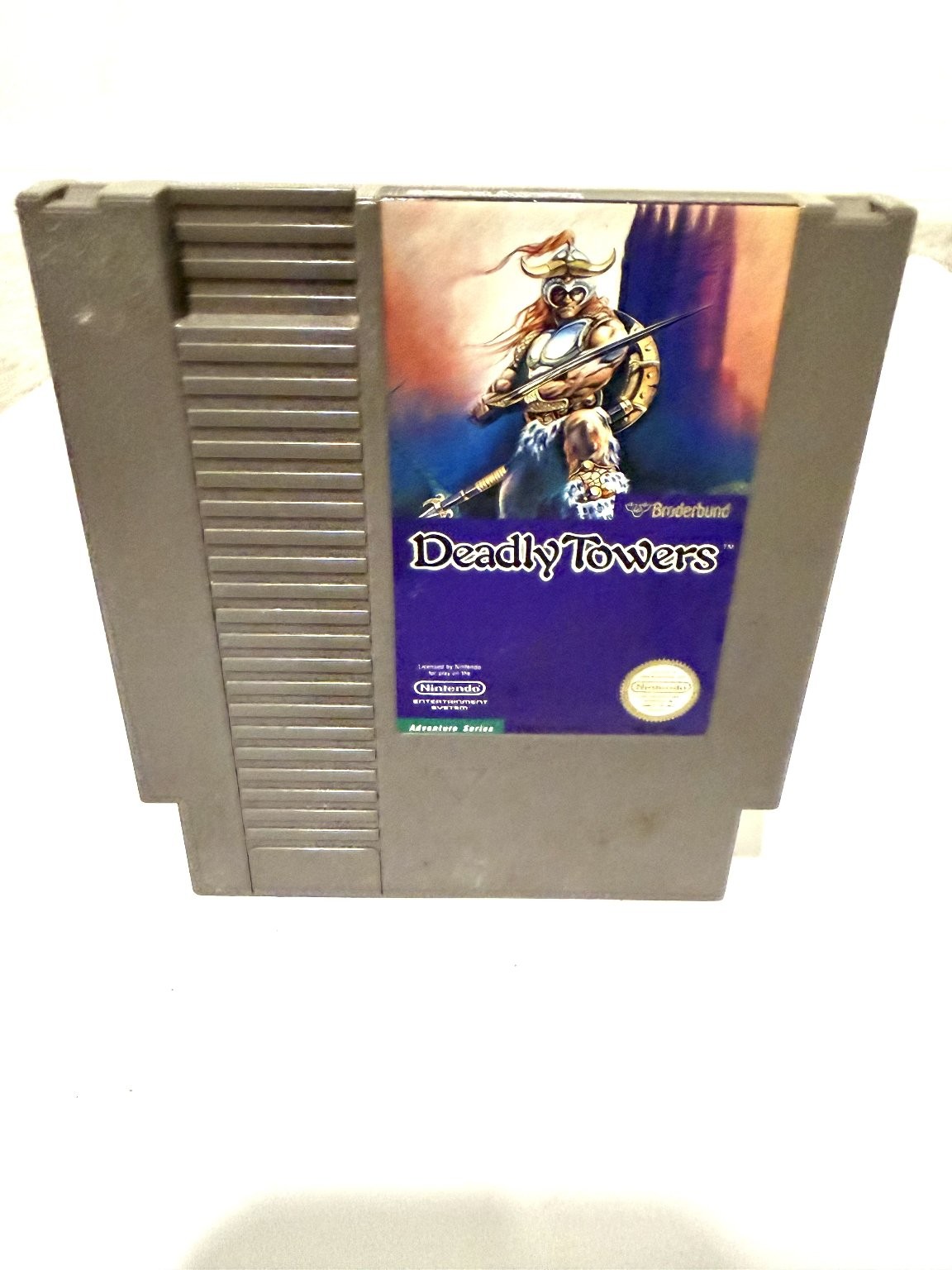 Deadly Towers Nintendo NES Video Game Brøderbund Adventure Series