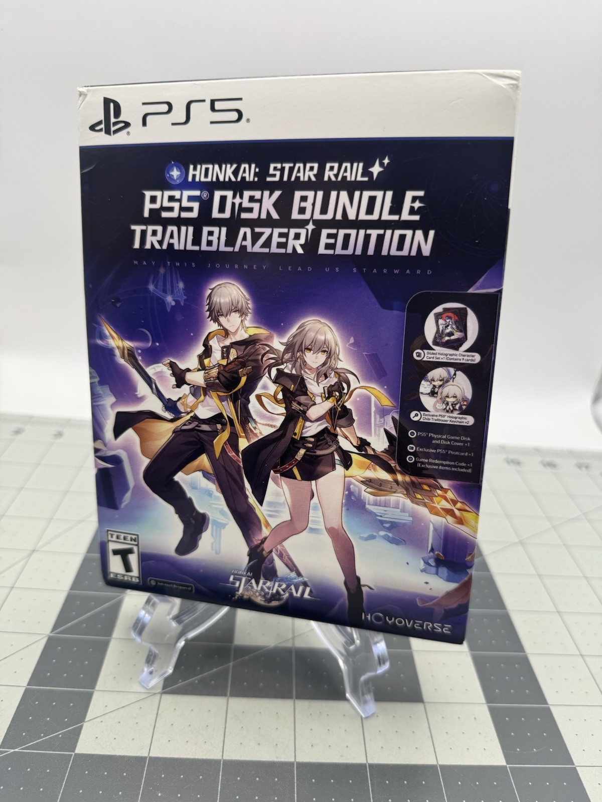 Honkai Star Rail Trailblazer Edition PS5 Game + Sealed Keychains & Cards