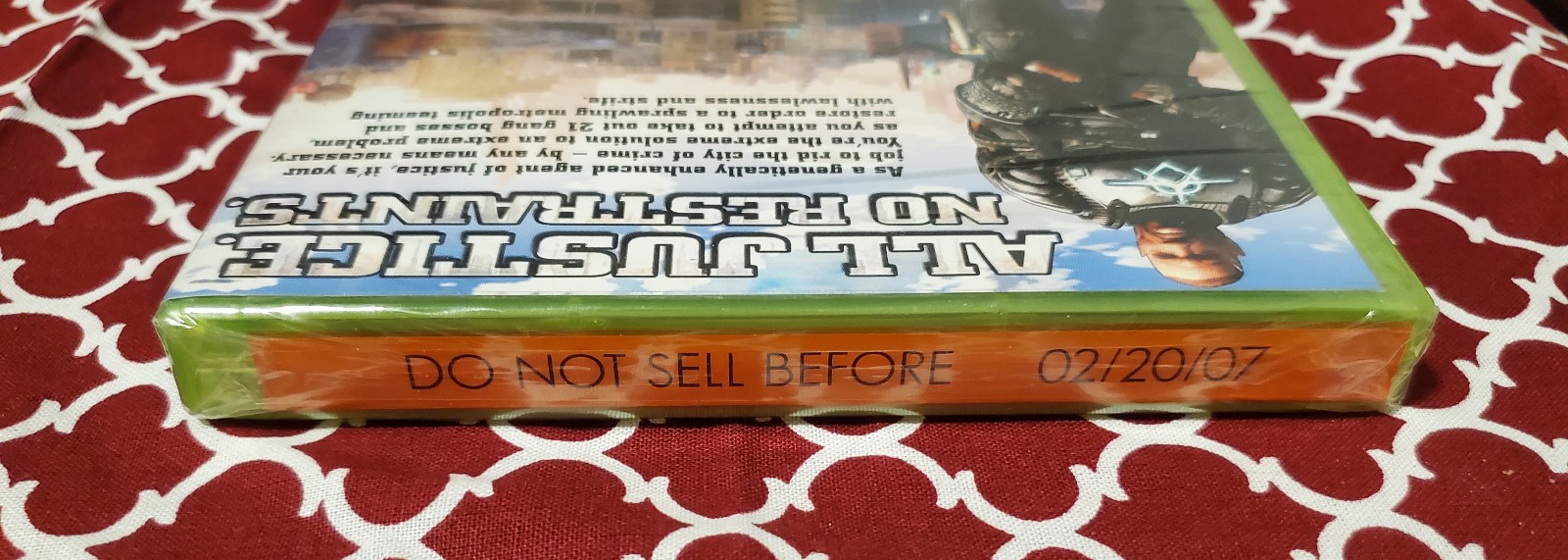 Crackdown 1st Print Brand New Sealed Do Not Sell Before 02/20/2007 Xbox 360