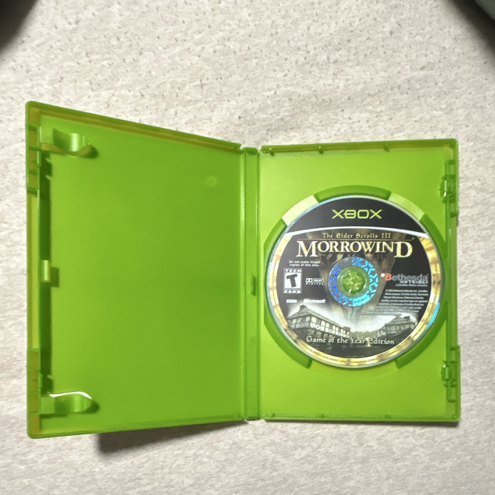 Bethesda The Elder Scrolls III Morrowind GOTY Edition Xbox RPG NTSC 2003