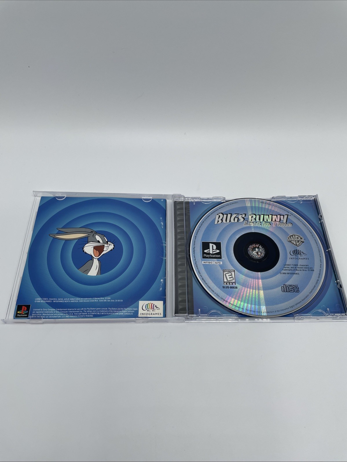 Bugs Bunny: Lost in Time PS1 PlayStation 1 Complete CIB + Registration Card