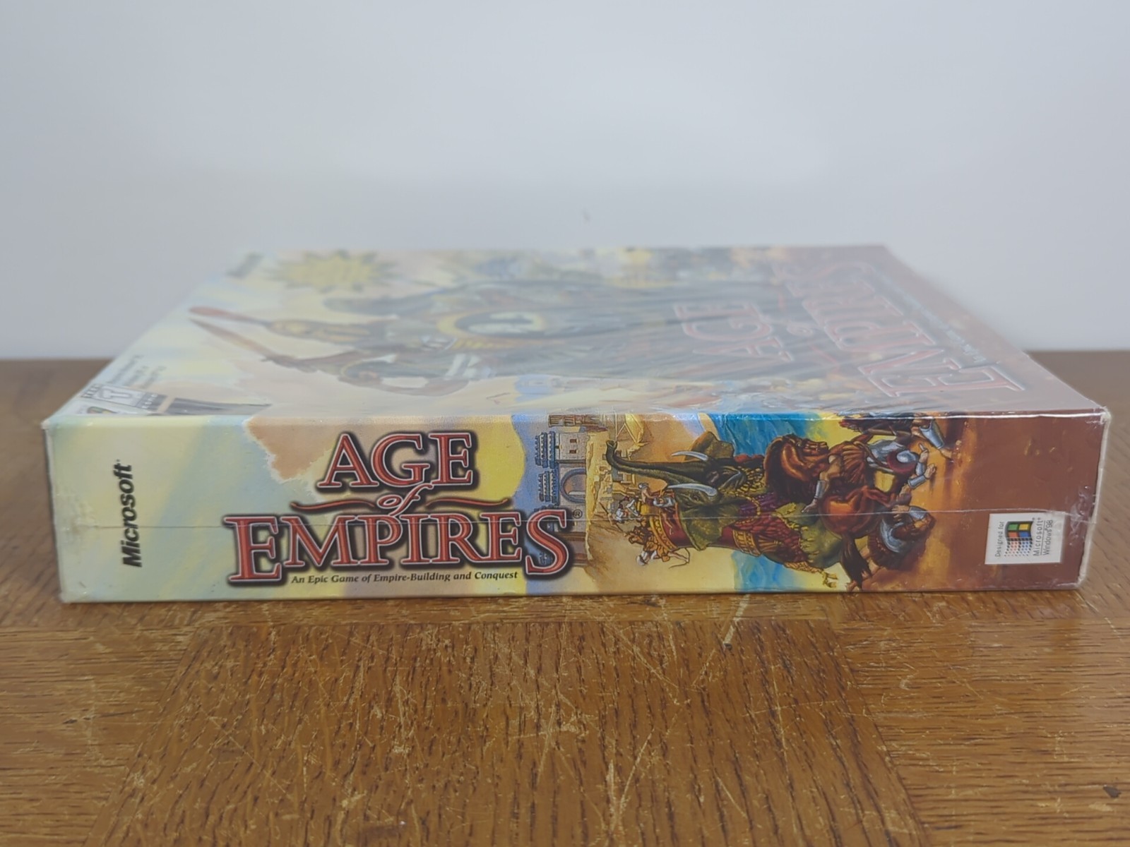NEW Age of Empires 1998 Big Box Windows 95 98 NT4.0 Vintage PC Game 1.0 SEALED