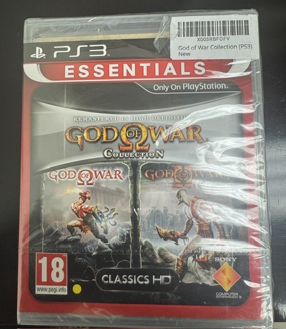 God of War Collection PlayStation 3 Essentials Game Brand New (Minor Tear)