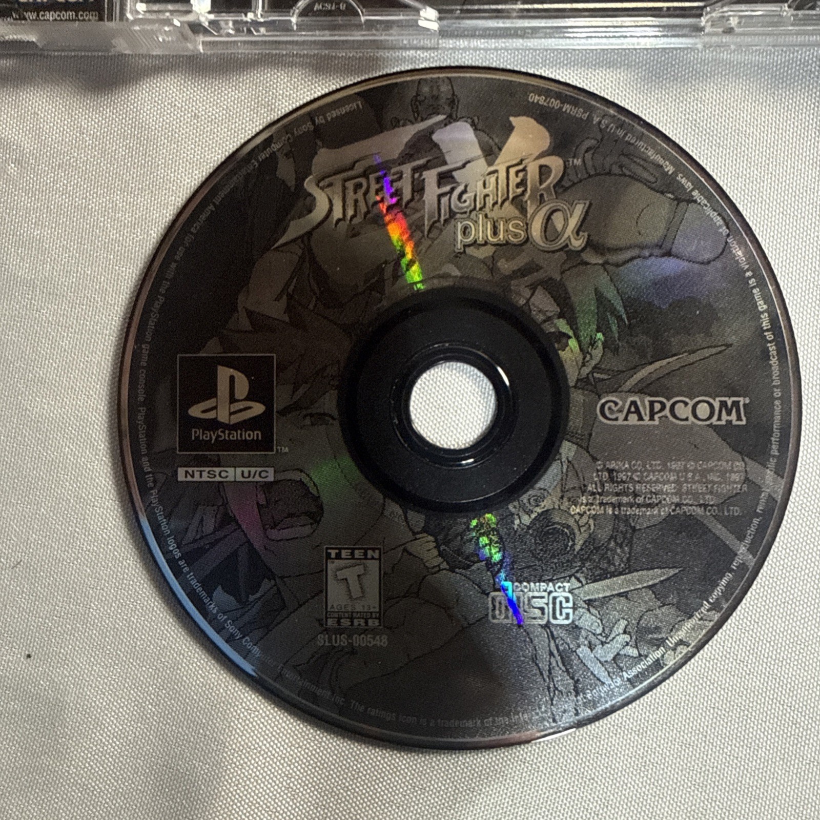 Street Fighter EX Plus Alpha PS1 Sony PlayStation 1997 Tested
