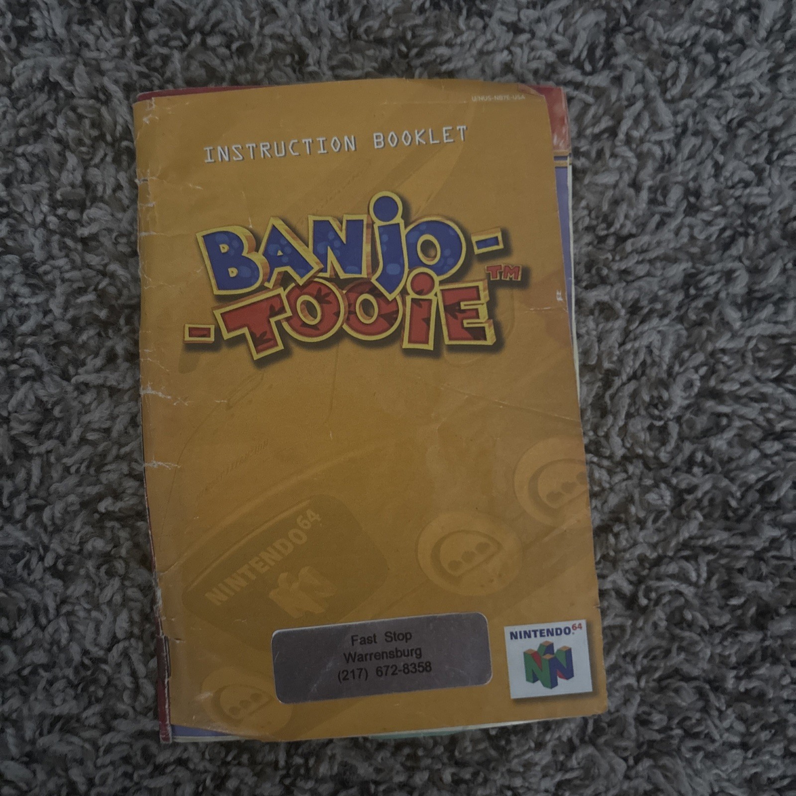 Banjo-Tooie, Cartridge in Box With Game (Nintendo 64)