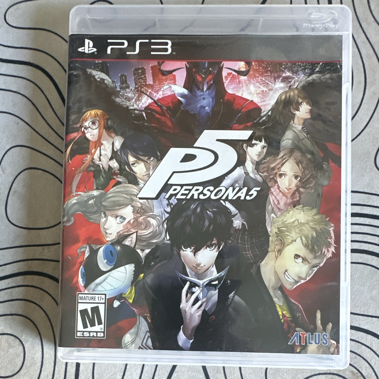 ATLUS Persona 5 Sony PlayStation 3 PS3 2017 M NTSC-U/C Manual JRPG