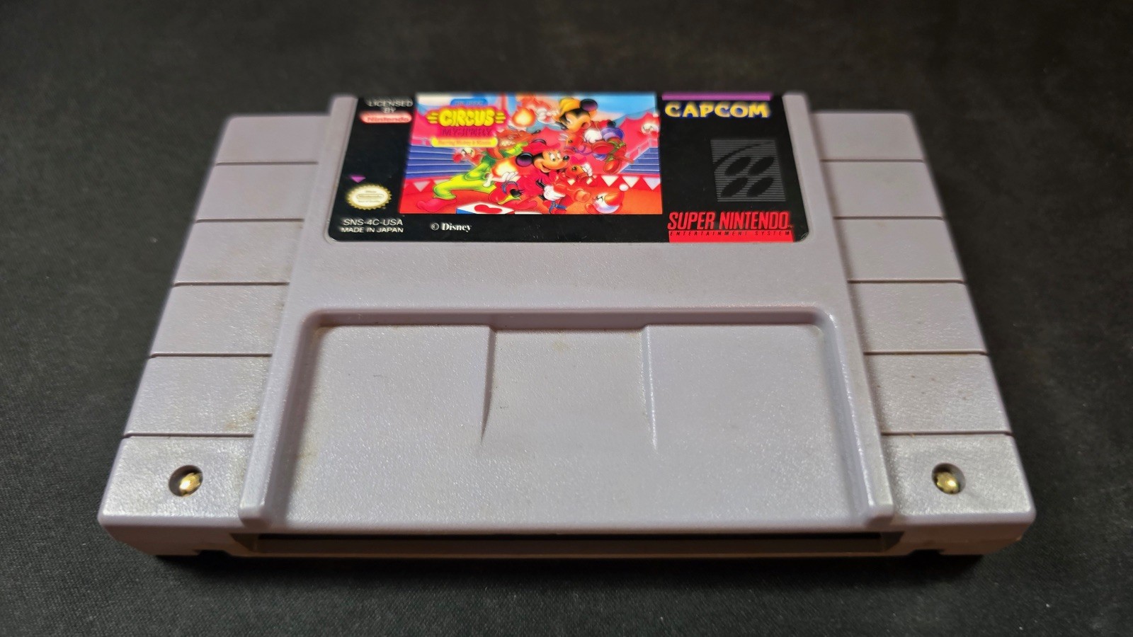 The Great Circus Mystery Starring Mickey &Minnie Capcom Super Nintendo SNES NRMT
