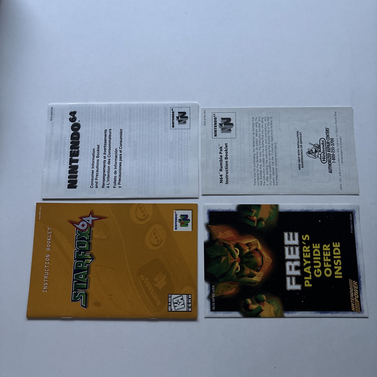 Star Fox Nintendo 64 N64 Authentic Complete In Box CIB Batteries Mint Cart Rare