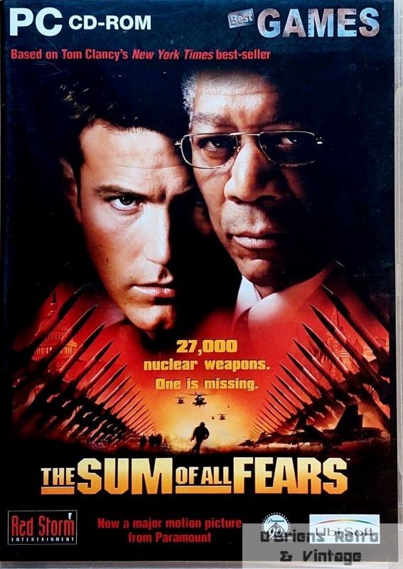 The Sum of All Fears – Tom Clancy – Ubi Soft – PC CD-ROM – Nordic Edition