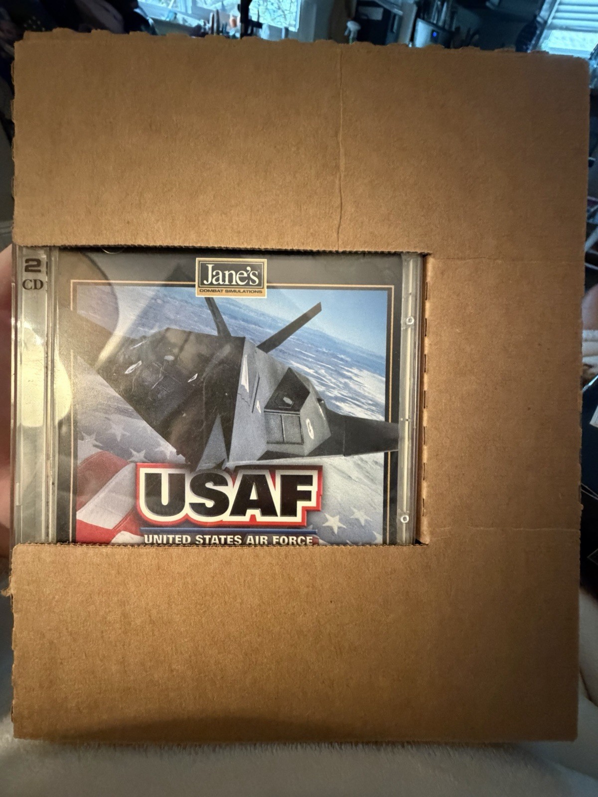 Jane’s USAF Big Box PC Game Complete w/ Manual Inserts Vintage Flight Simulator