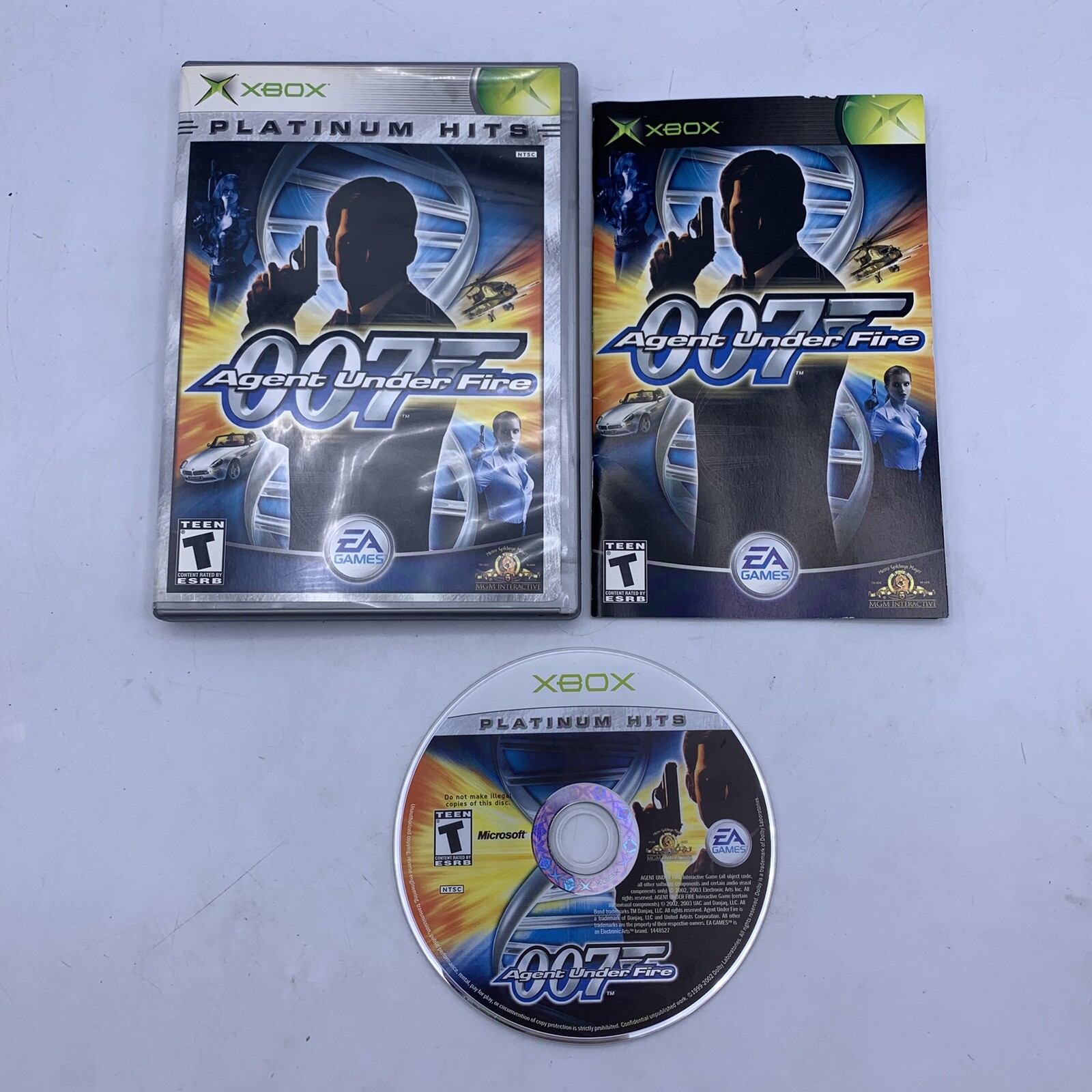 James Bond 007 in Agent Under Fire (Microsoft Xbox) Complete Refurbished Good
