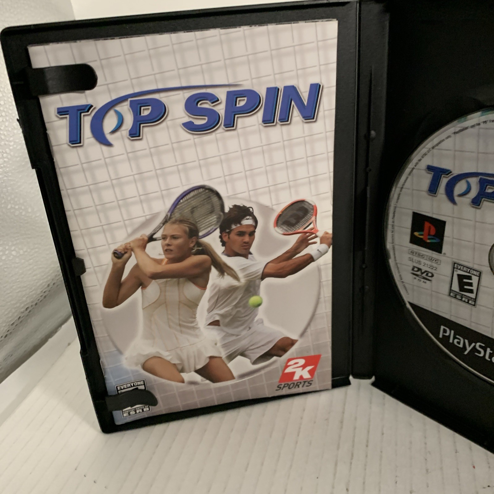 Mint Condition Top Spin Tennis – Playstation 2 PS2 – Complete See Pics & Store