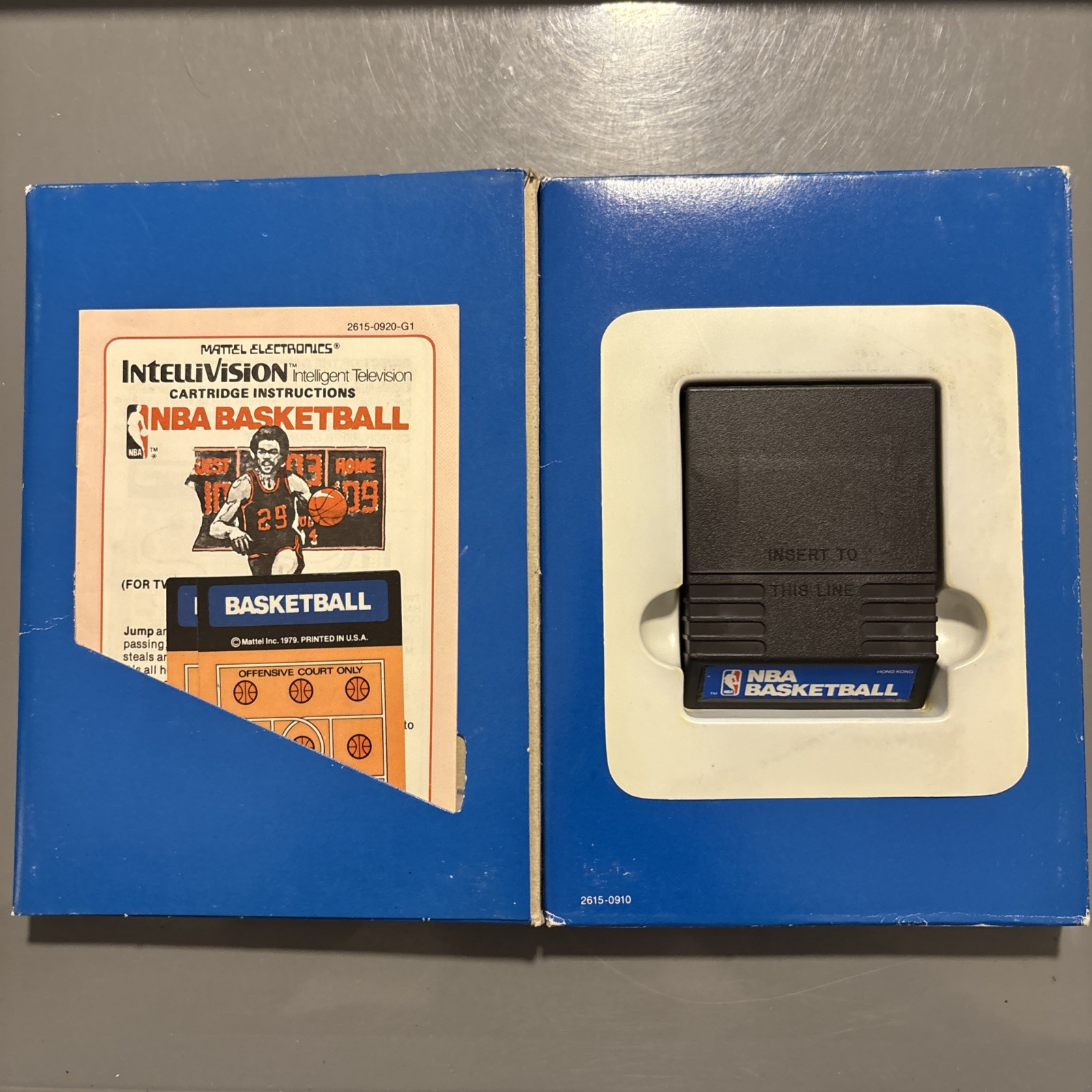 Vintage Mattel Intellivision Lot – NFL + NBA + Racing + Vegas Poker & Blackjack
