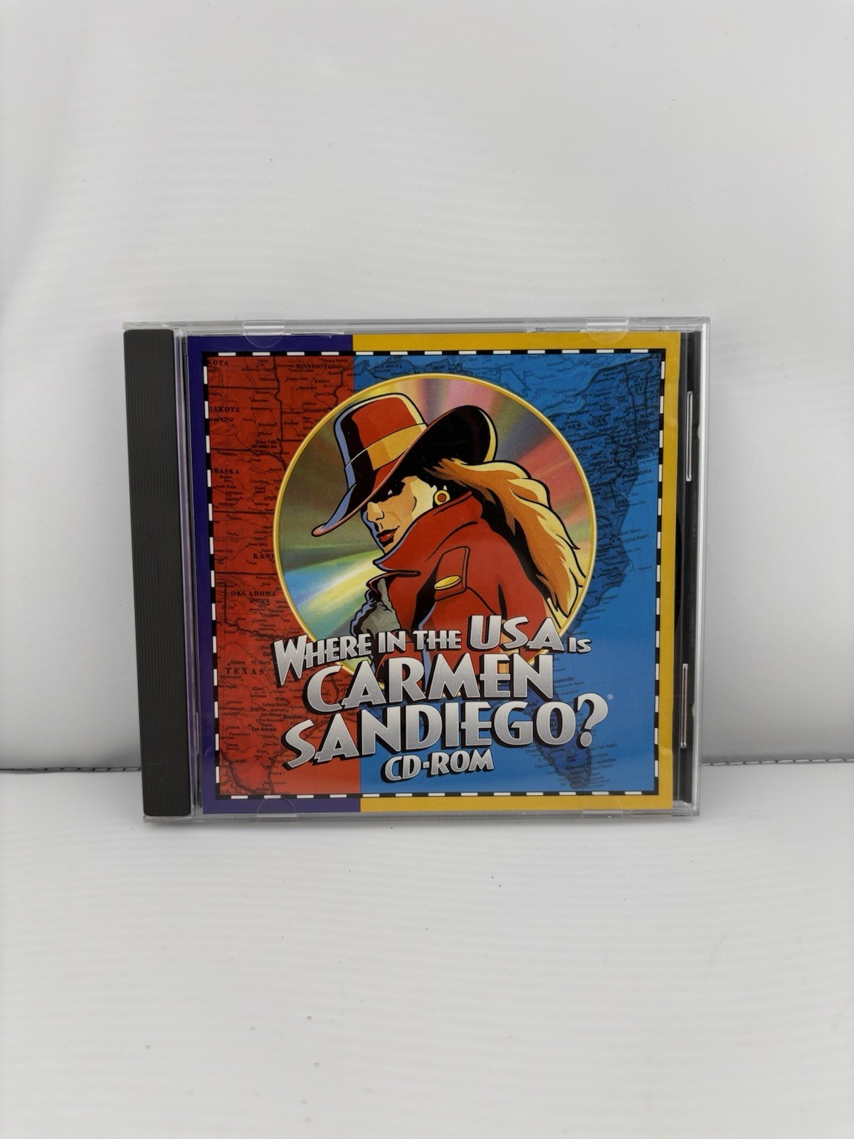 Where In The USA Is Carmen Sandiego? PC CD-ROM Game (1994) Brøderbund