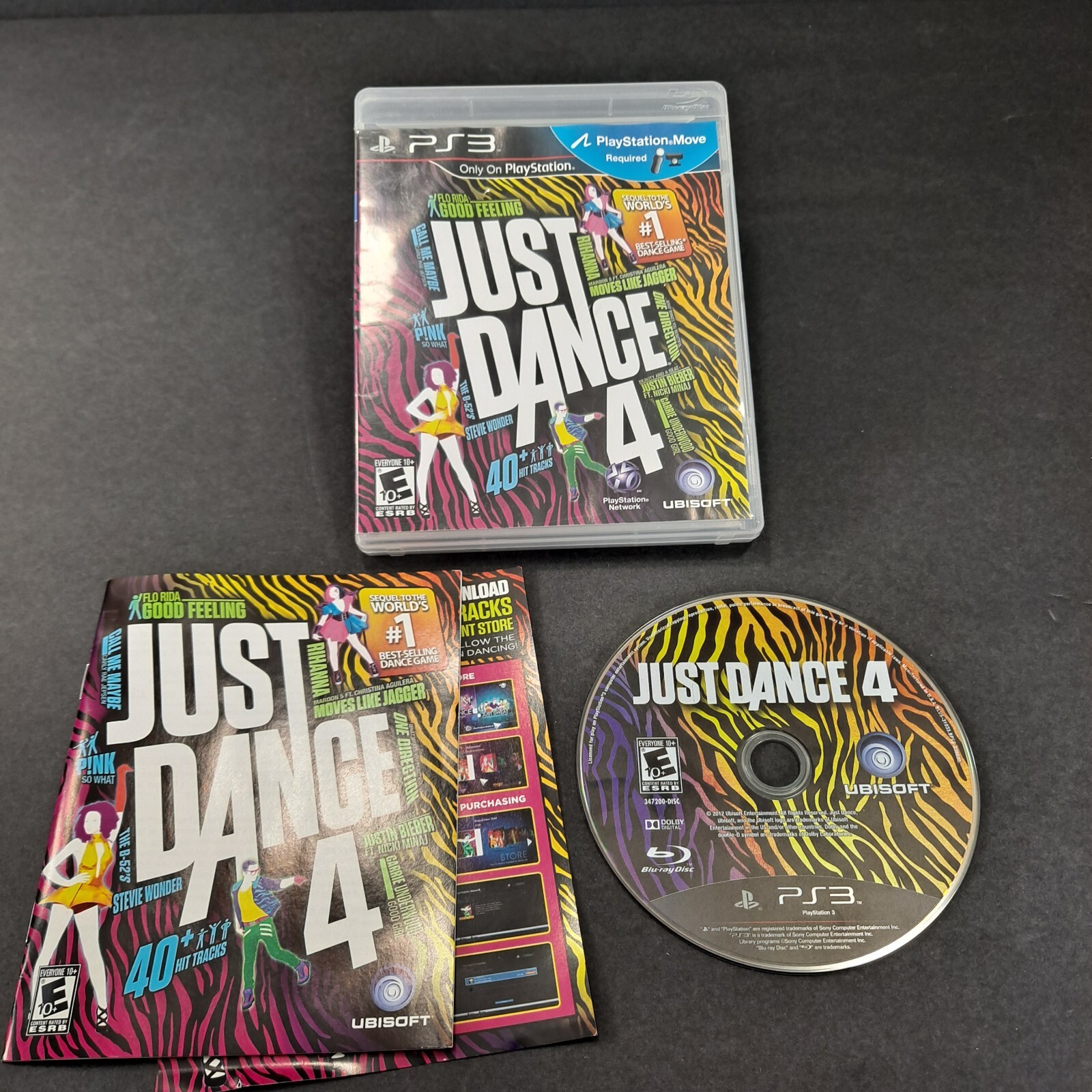 Just Dance 4 (Sony PlayStation 3, 2012) PS3 Complete CIB