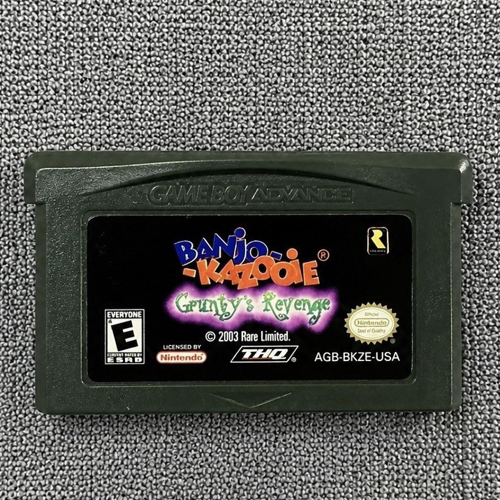 Banjo Kazooie Gruntys Revenge Nintendo Game Boy Advance GBA Tested OEM (2003)