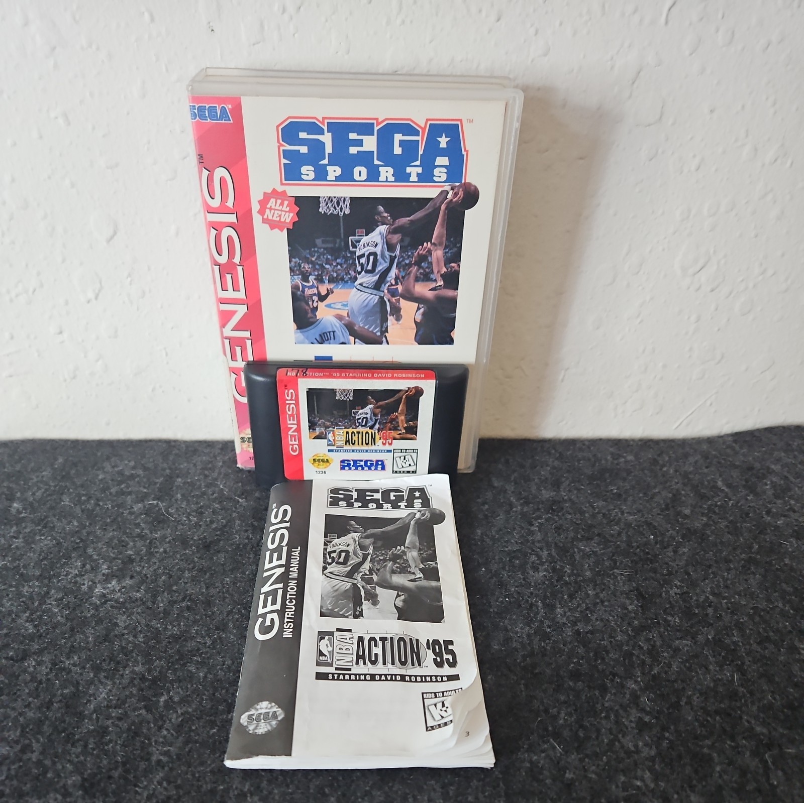 NBA Action ’95 Starring David Robinson (Sega Genesis, 1995)
